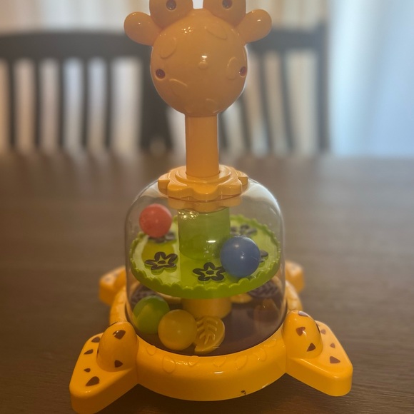 Push and Spin Ball Spinner Toy for Toddlers - Picture 5 of 6